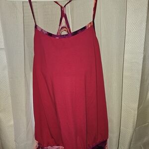 Nike Women's Fuchsia/Purple Swim Top